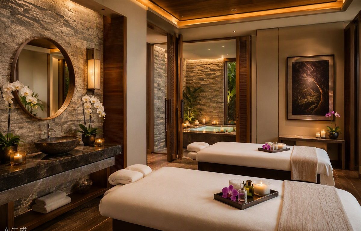 Spa interior for Shenzhen wellness page